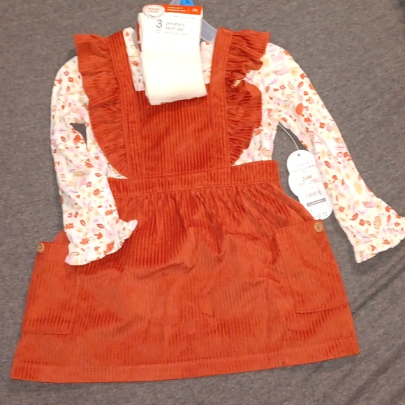 wonder nation Other - ☘️ NWT Wonder Nation 3pc Pinafore Skirt Set